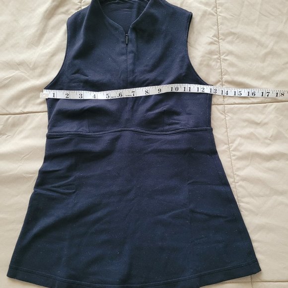 Lululemon HALF-ZIP MESH TANK TOP - Picture 6 of 7